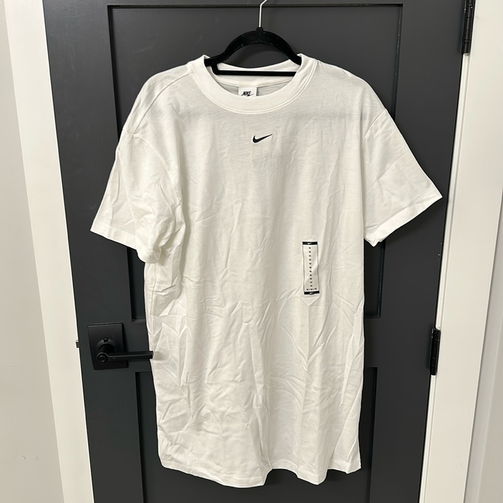 White Nike T-shirt dress NWT